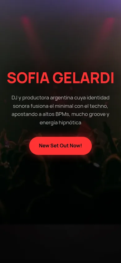 Ejemplo de PressKit artístico publicado